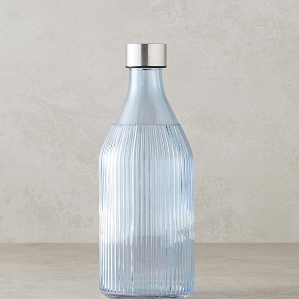 Melie Glass Bottle 1000 ml Blue