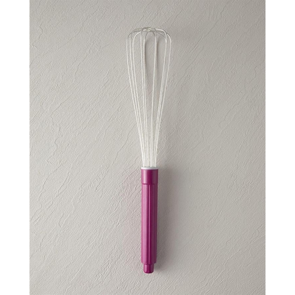 Fancy Plastic Whisk Kitchen Utensil 34 cm Pink