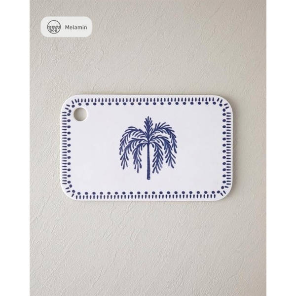 Carnival Tree Melamine Cutting Board Blue-White