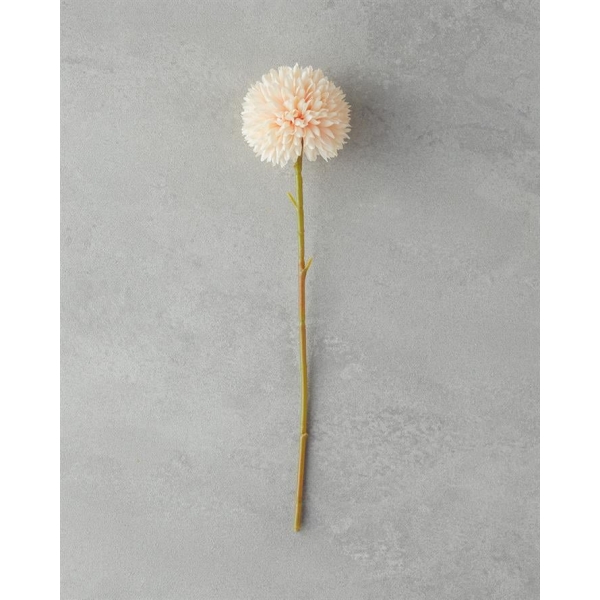 Dandelion Single Branch Artificial Flower Champagne