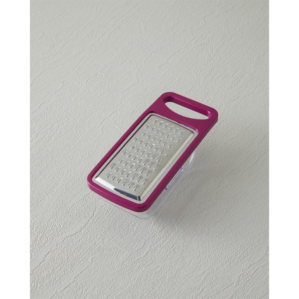 Miny Plastic Bowl Grater 5.6x13x4 cm Pink