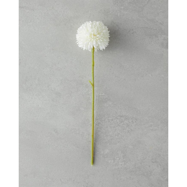 Dandelion Single Branch Artificial Flower White