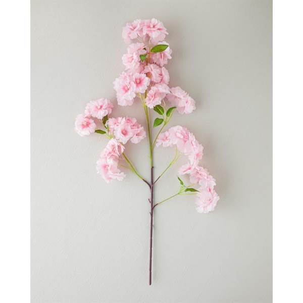 Cherry Branch Single Branch Artificial Flower Dark Pink