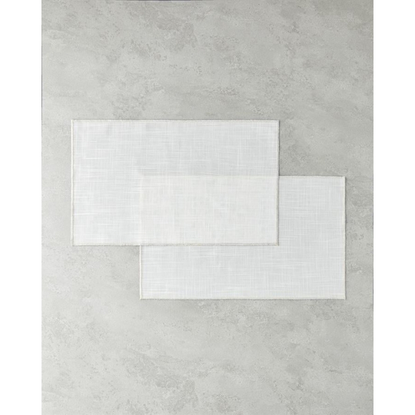 Lenore Polyester 2-Piece Placemat Silver