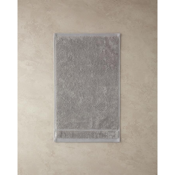 Leafy Bamboo Hand Towel 30x50 Cm Grey