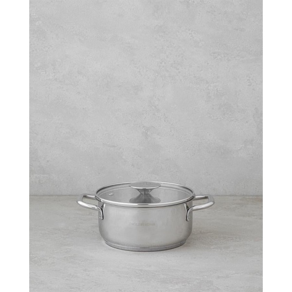 Siena Stainless Steel Deep Pot 16cm Silver