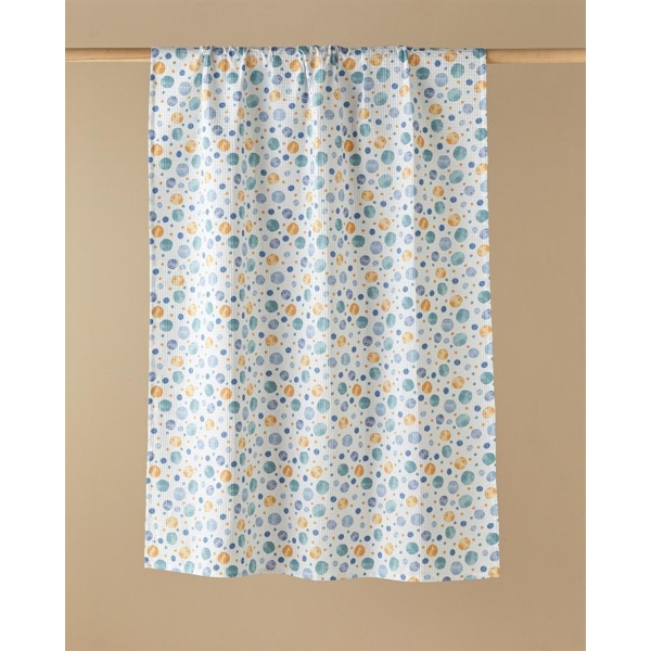 Bubbles Cotton Baby Blanket 100x150cm Blue