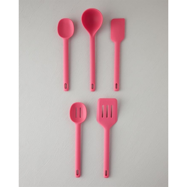 Mixing Silicone Serving Utensil Pink