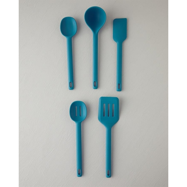 Mixing Silicone Serving Utensil Blue