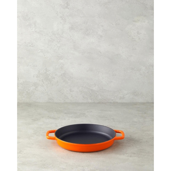 Hecha Cast Iron Pan 22cm Orange