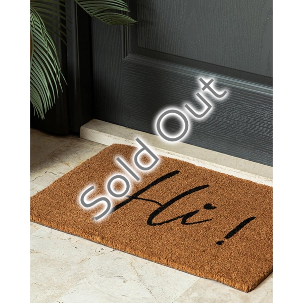 Hi Printed Doorstep Mat 40x60 cm Natural