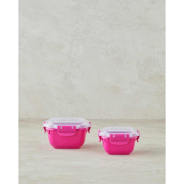 Master Lock Plastic Storage Container 275+500ml Pink