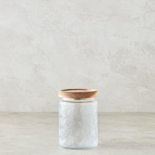 Jordan Glass Jar 800ml Transparent