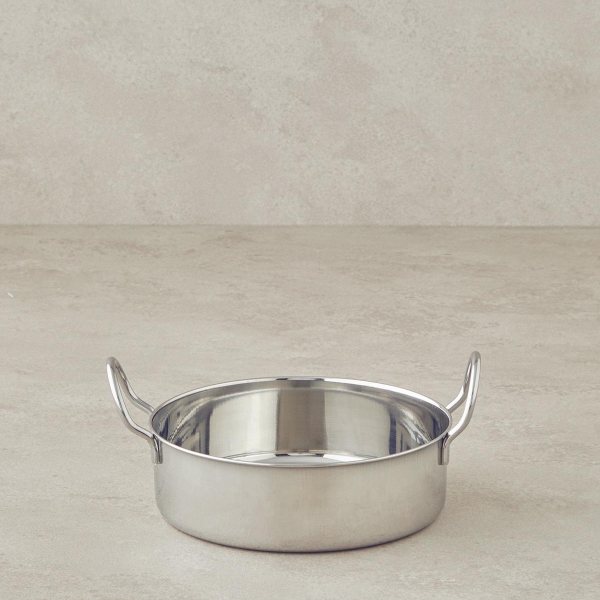 Astro Stainless Steel Presentation Pan 12x3.5cm Silver