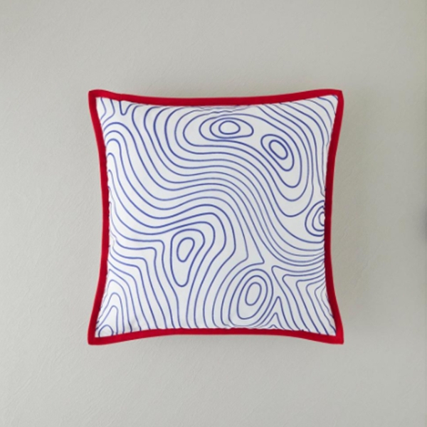 Martina Digital Cushion Cover 45x45 cm Red