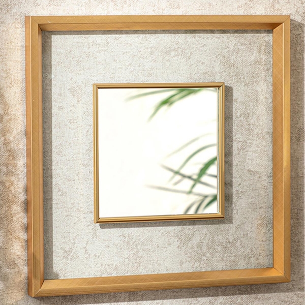 Luxury Mirror 40x40 cm Gold