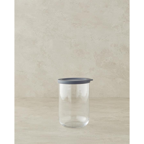 Fresh Safe Glass Jar 1000 ml Gray