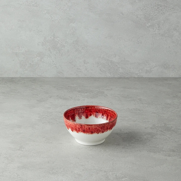 Larry Porcelain Bowl 10 cm Red