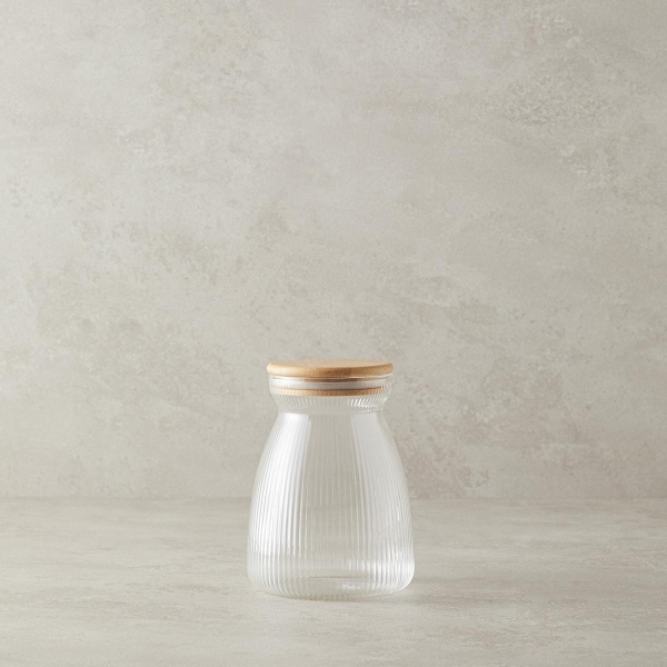 Paolo Borosilcate Jar 650 ml Transparent