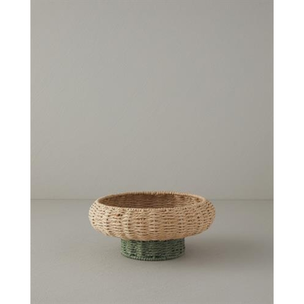 Ritz Decorative Plate Wicker 27x27x12 cm Natural