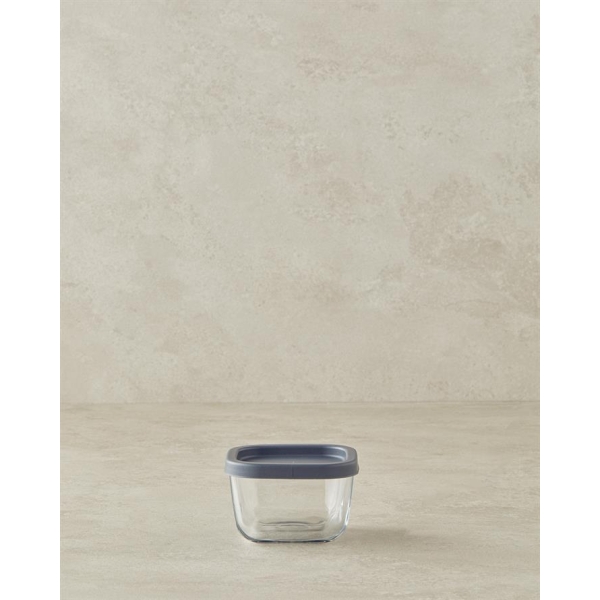 Fresh Safe Glass Storage Container 270 ml Grey