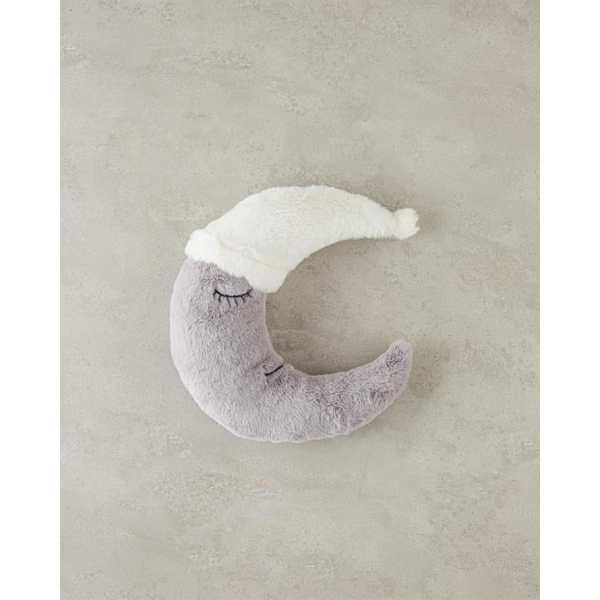 Moon Baby Decorative Cushion 28 cm Gray