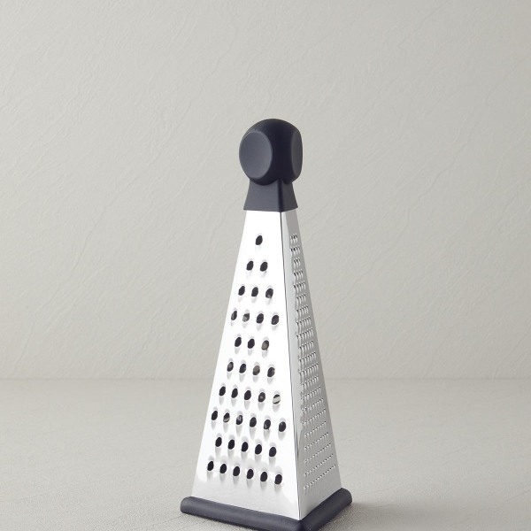 Essentials Lena Stainless Steel Grater 24 cm Grey