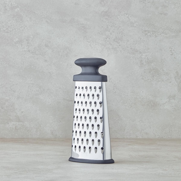 Essentials Stainless Steel Grater 23 cm Grey