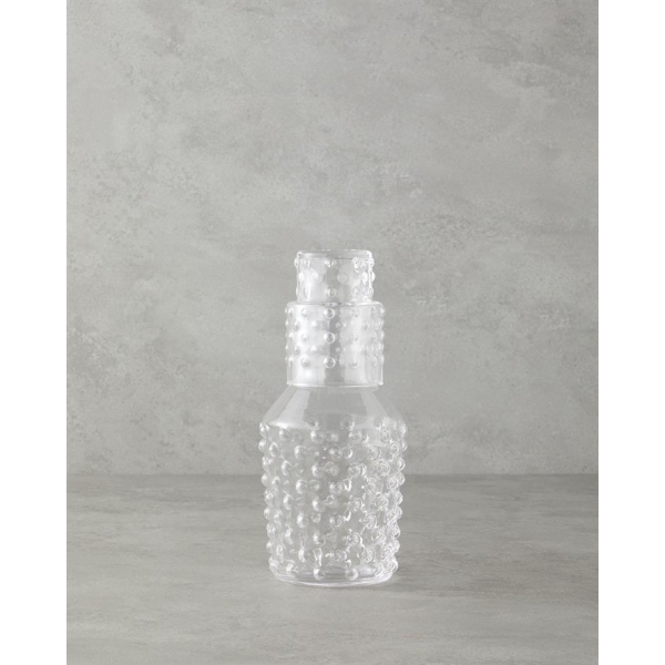 Bubbles Glass Bedside Pitcher 1150 ml Transparent