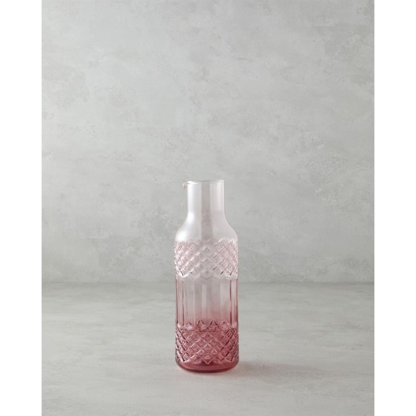 Blush Glass Carafe 1000 ml Pink