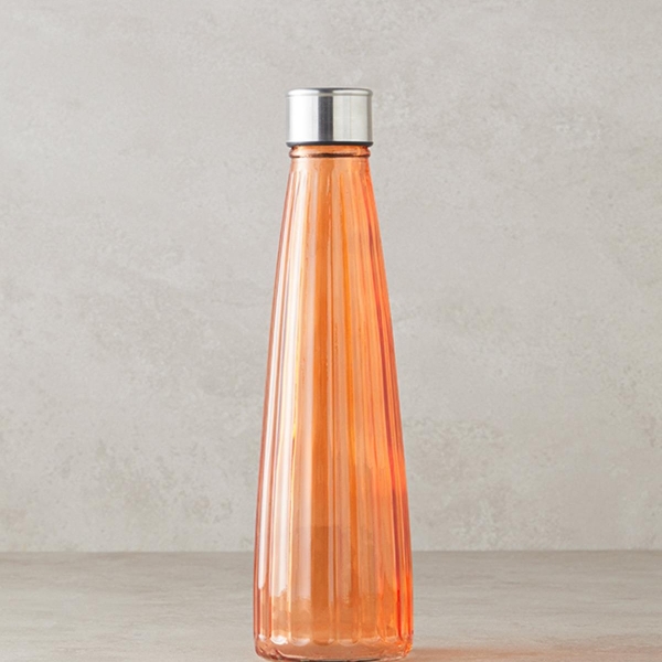 Ribec Glass Bottle 750 ml Orange