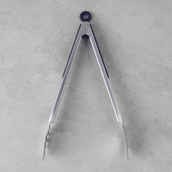 Amity Metal Tongs 34 cm Grey