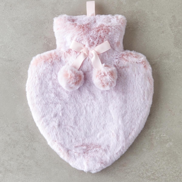 Curl Hot Water Bottle 26x21 cm Pink