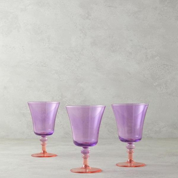 Berry Glass 3-Cup 280 ml Purple - Orange