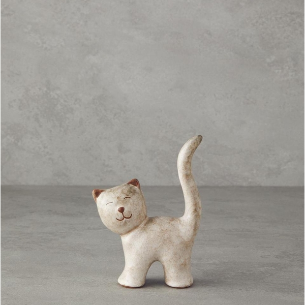 Cats Dolomite Figurine 13.5 cm Cream