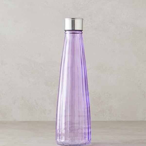 Ribec Glass Bottle 750 ml Purple