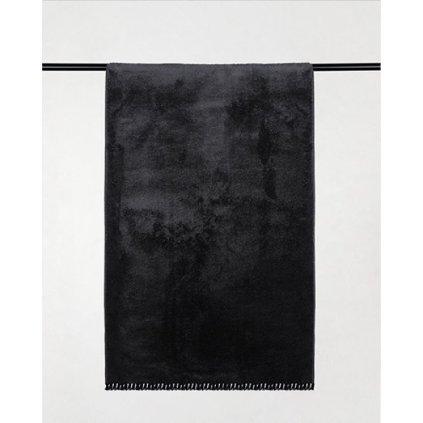 Twilight Plush Carpet 80x250 cm Black