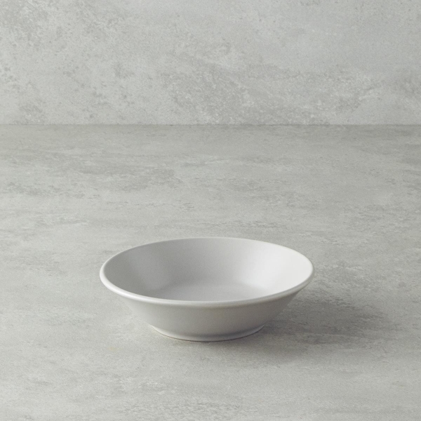 Mile Ceramic Deep Plate 18 cm Grey