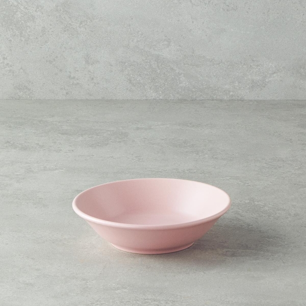 Mile Ceramic Deep Plate 18 cm Pink