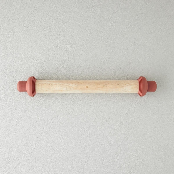 Melie Wooden Rolling Pin 32 cm Orange