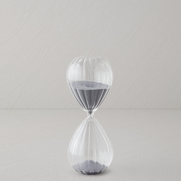 Alonza Hourglass 20 cm Silver