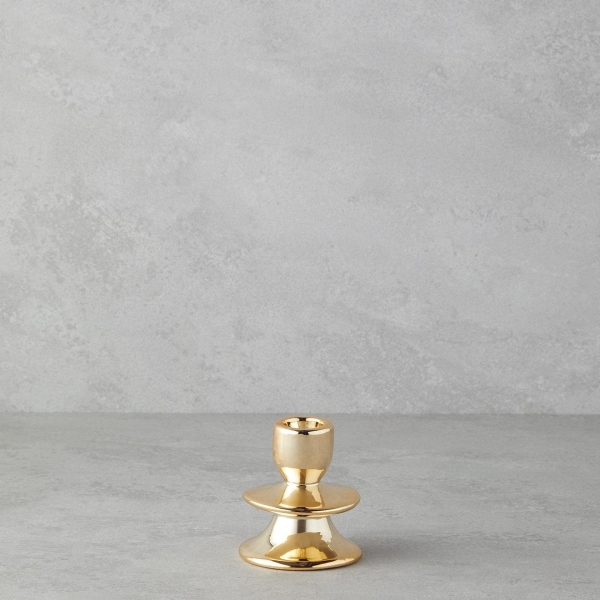 Pera Candlestick 7x7x8 cm Gold