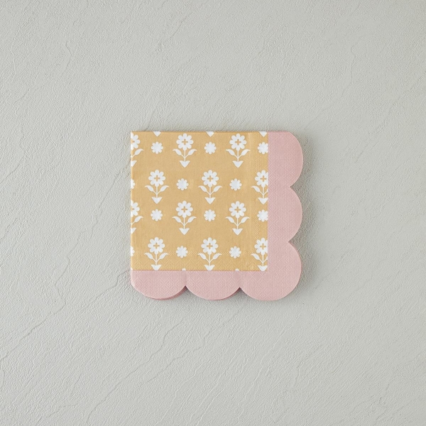 Retro Style 20's Paper Napkin 35x35 cm Pink