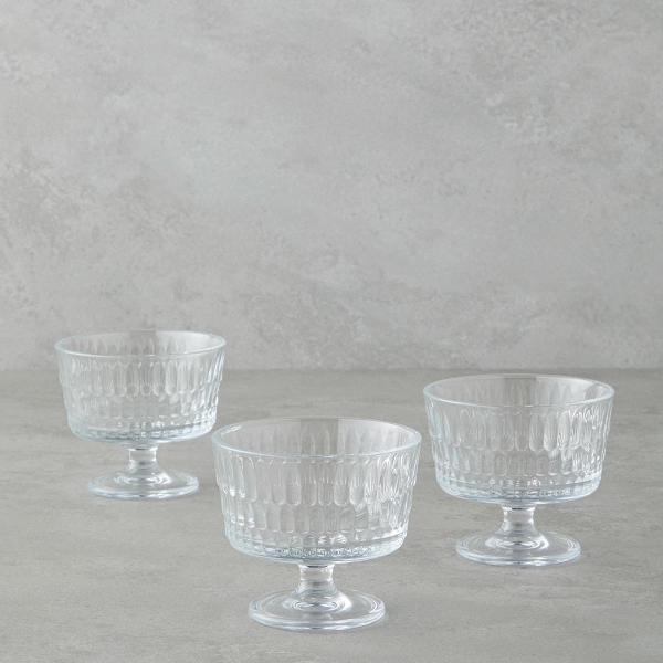 Pure Glass 3-Piece Cup 250 ml Transparent