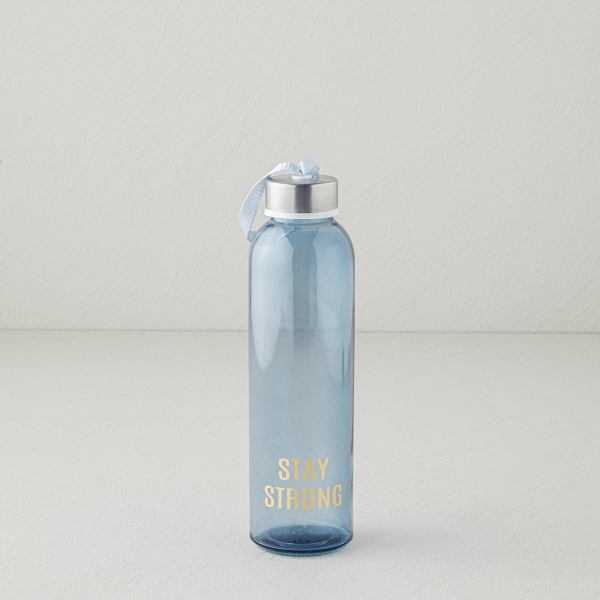 Strong Glass Bottle 500 ml Blue