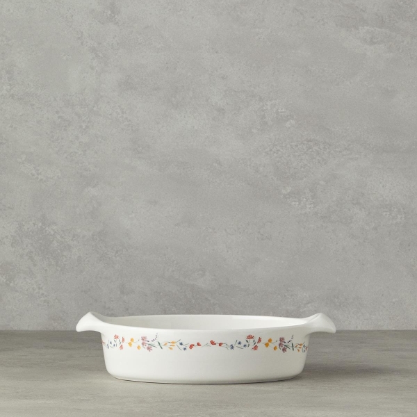 Pure New Bone Oval Oven Dish 30x18x7 cm Coloured