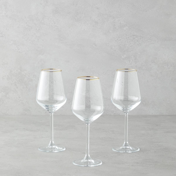 Gleam 3-Piece Glass 350 ml Gold