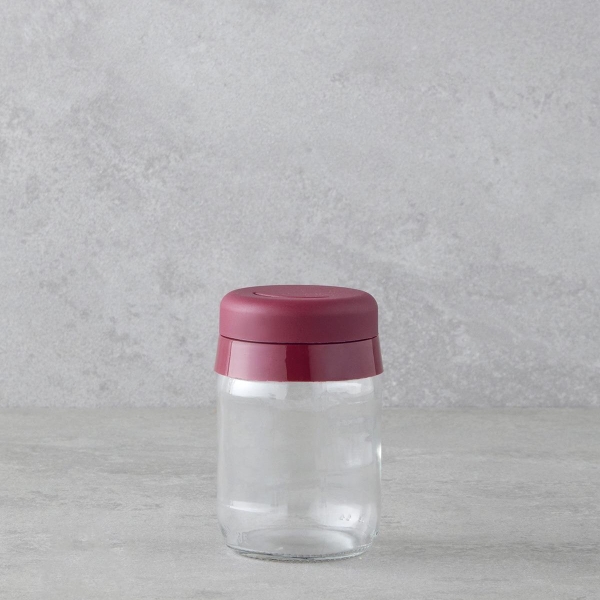 Alesa Glass Spice Jar 190 ml Claret Red