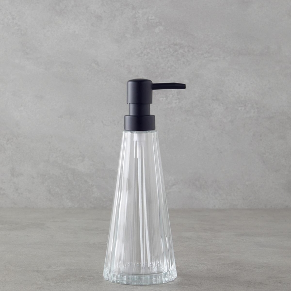 Cannes Bathroom Liquid Soap Dispenser 22.5 cm Transparent