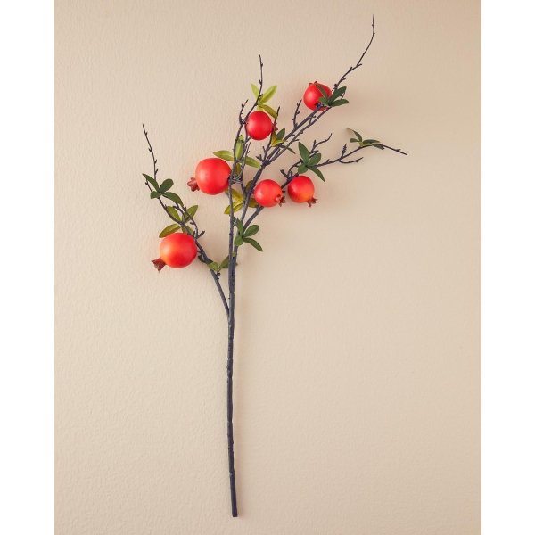 Single Branch Artificial Flower 89 cm Red